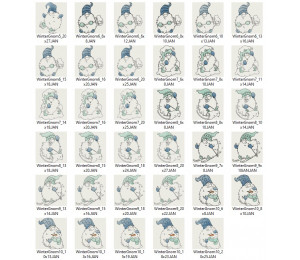 Stickserie - Winter Gnomes